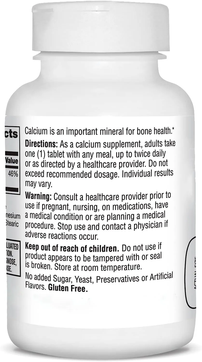 Factory OEM Calcium Supplement 600 mg food supplement supplement bone calcium 75 tablets non-gmo an Organic