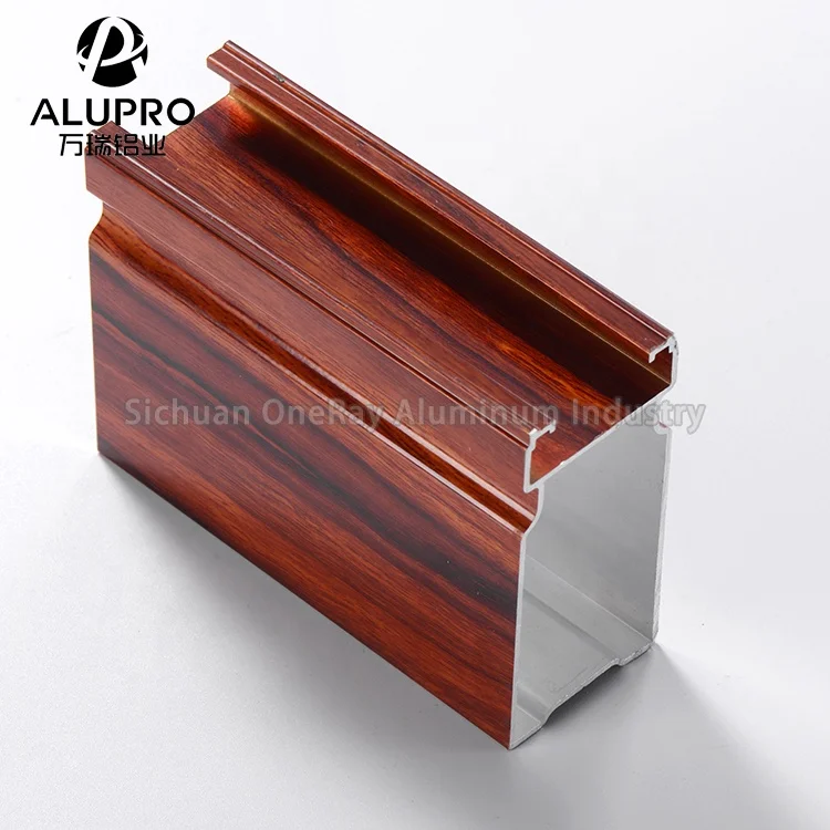 
Free sample modern wood door design wood aluminum swing door profile 