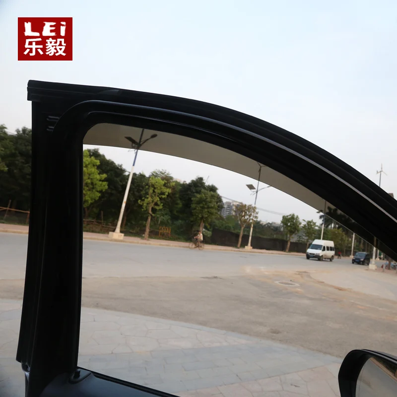 
High quality car accessories Brown transparentsun visor side doors rain shield rain visor for VITO/V-class 2016 2019 