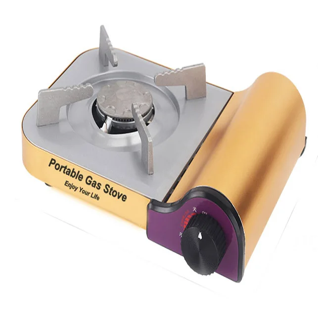 Wholesale Portable Outdoor Camping Butane Gas Stove Walking Propane Single Burner Ultra-Thin Portable Stove