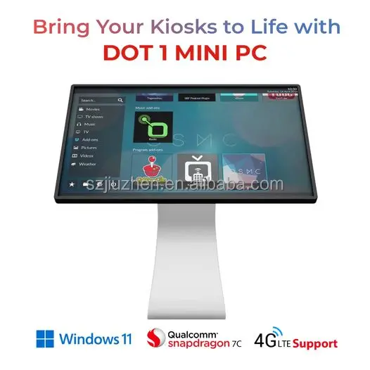 Apcsilmic Dot 1 Mini PC Qualcomm SC7180 Bluetooth 5.1 Support 4G Network 5th Gen. Dual band Wi-Fi Portable Mini PC Computer