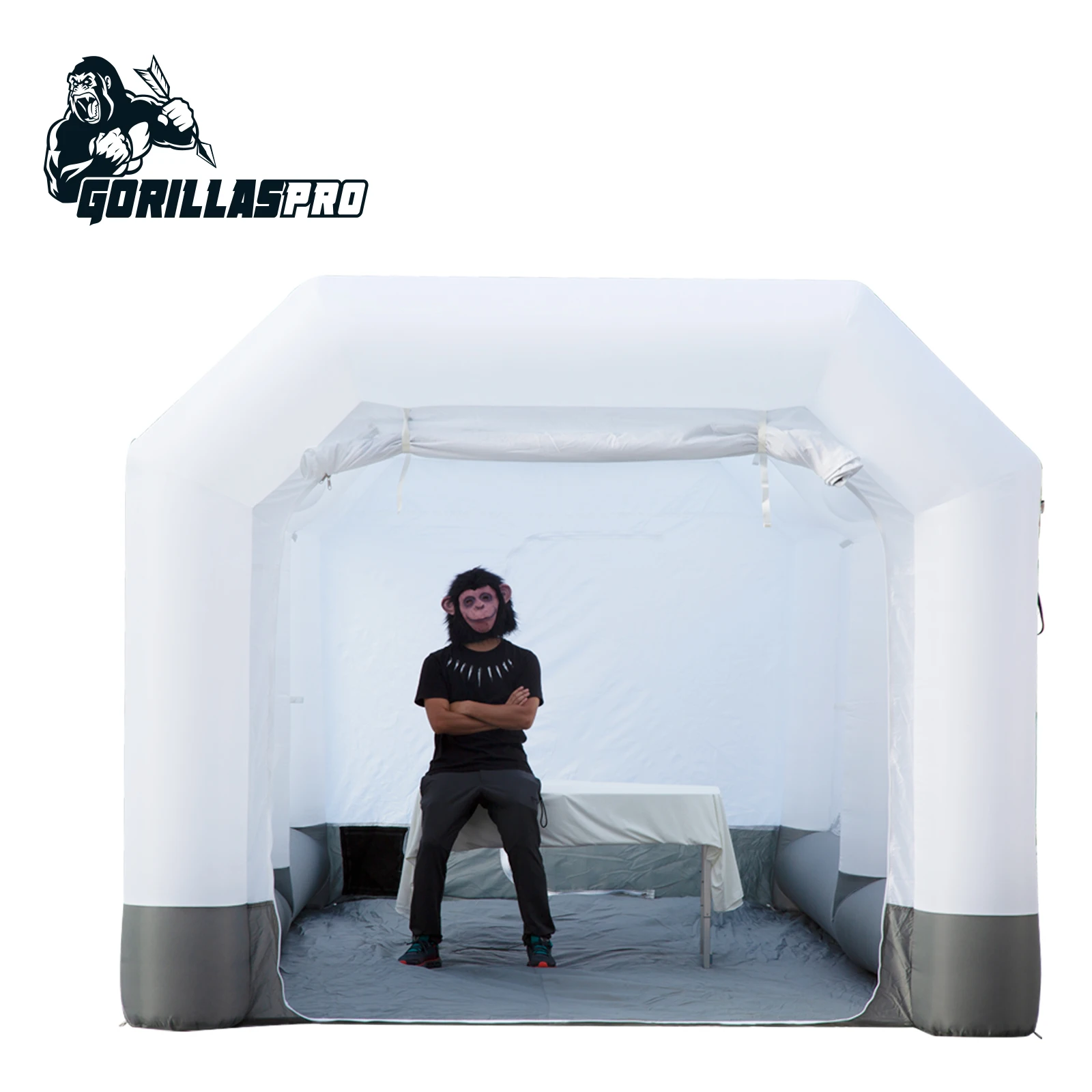GORILLASPRO заводская цена 16.5x10x8ft надувная покрасочная камера