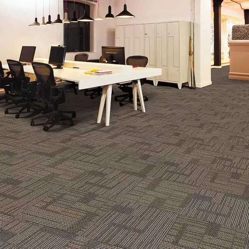 China rugs floral commercial pp nylon 60x60 square fireproof carpet  floor office carpet tiles