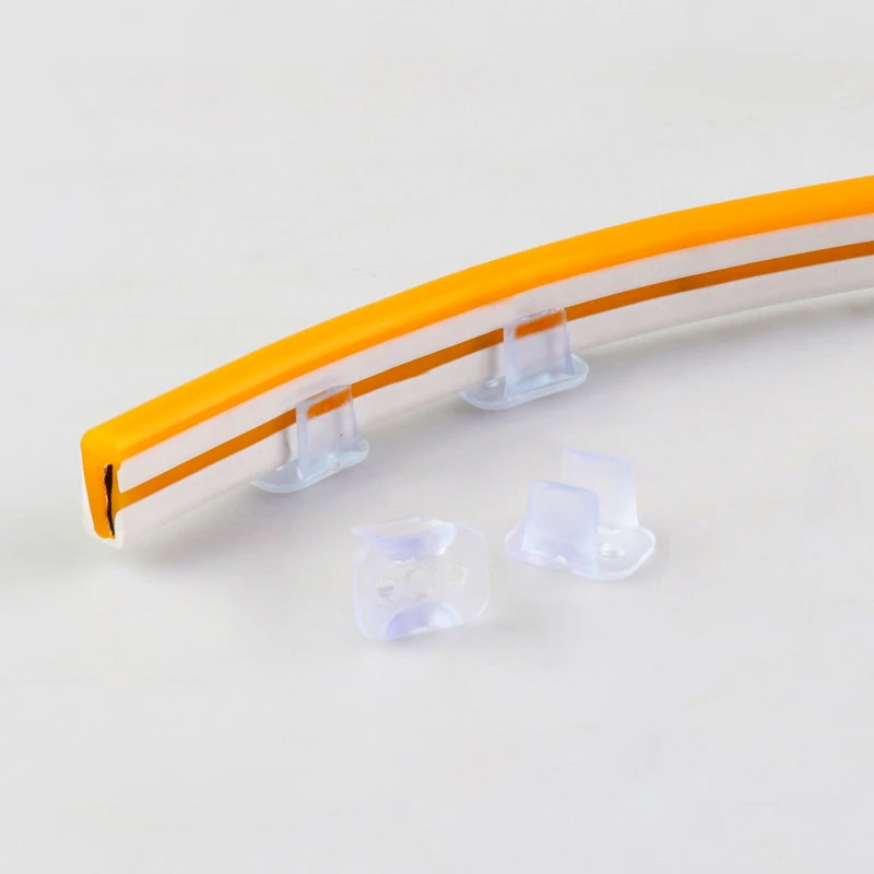 Крепежный зажим для светодиодной ленты + винты крепежных кронштейнов 6x12