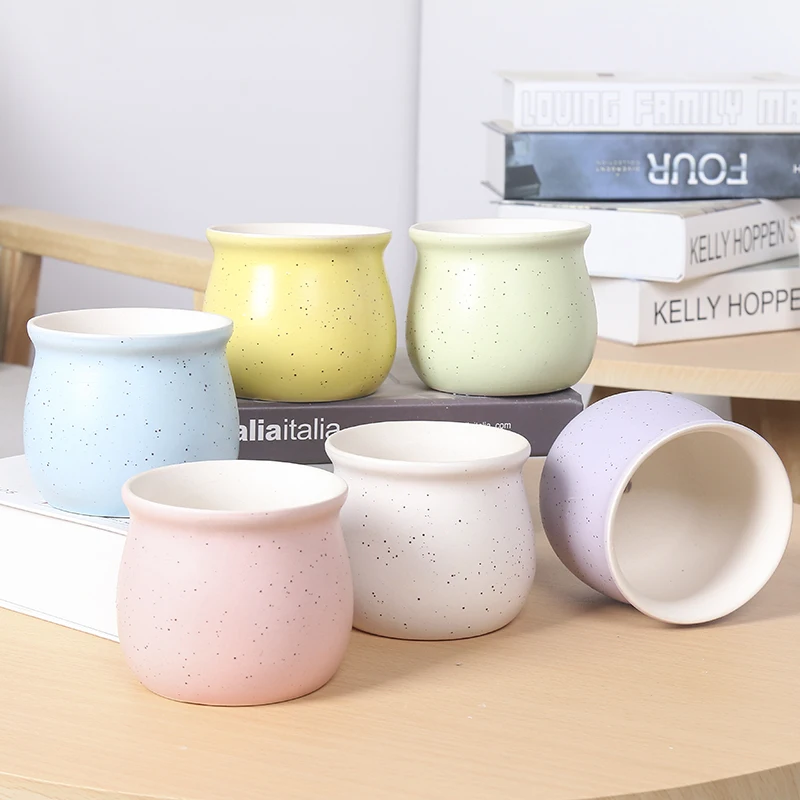Ceramic Lroot Controle Pots Rubber Cactuspot Groot Small For Succul Cute Mini Succulent Plant Pot