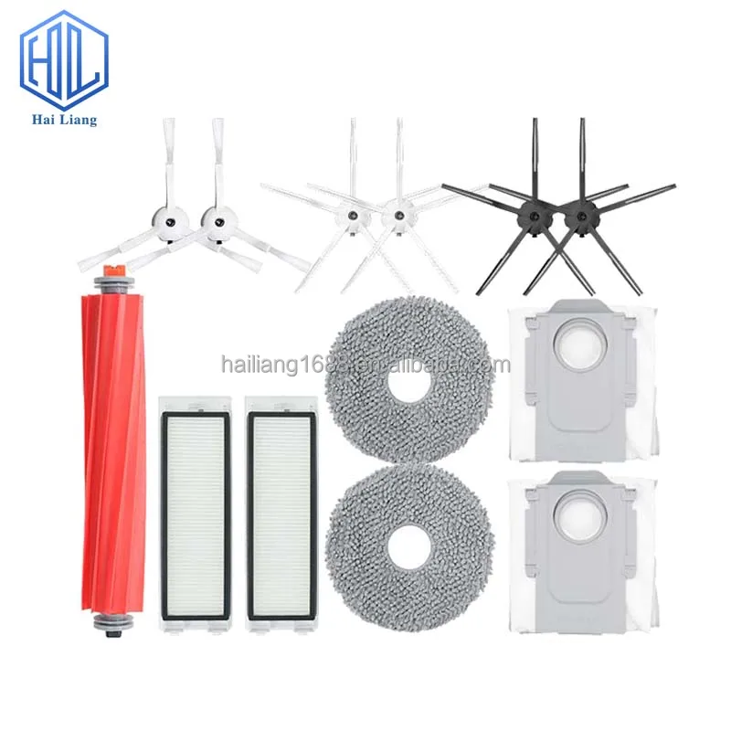 Vacuum Cleaner spare parts mi robot Main Roller Brush Side Brush Hepa Filter Mop Cloth Replacement For Xiaomi Roborock Q Revo