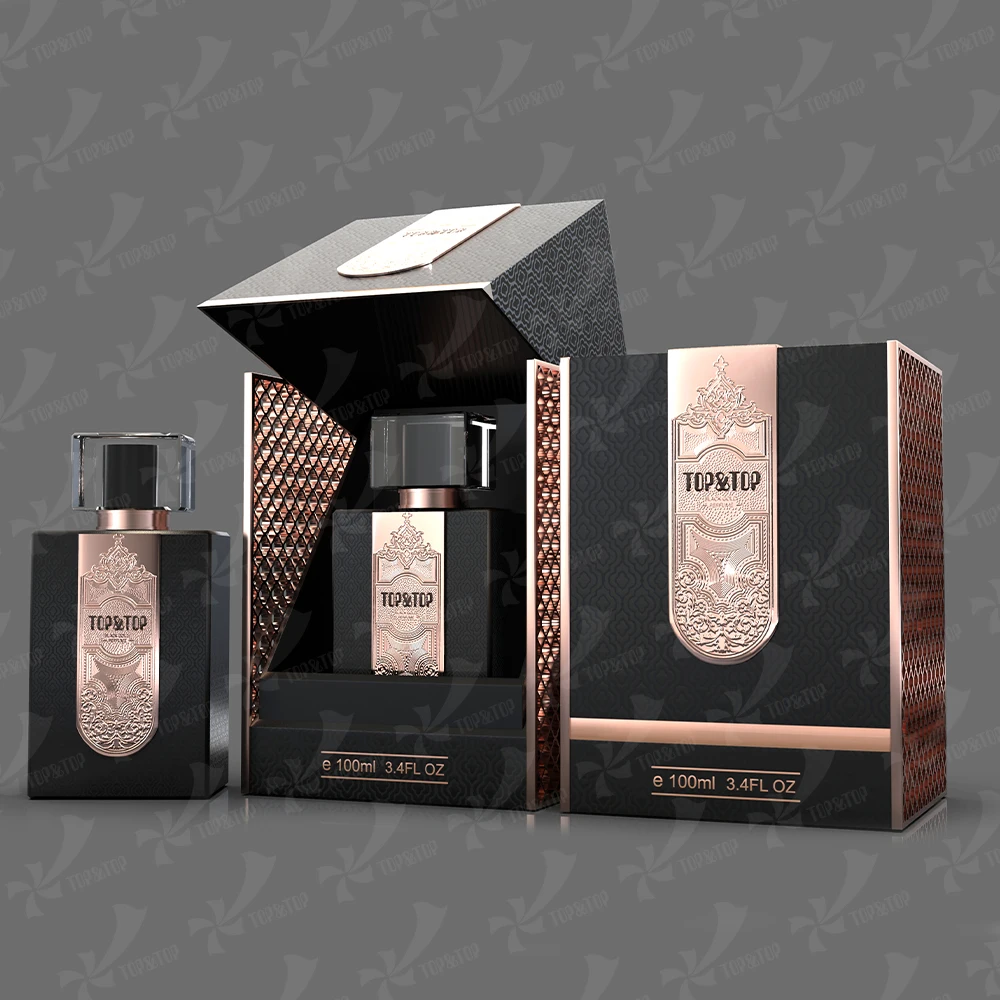 Custom luxury 30ml 50 ml 100ml square parfum flasche empty clear glass spray perfume sample refillable bottles with packing box