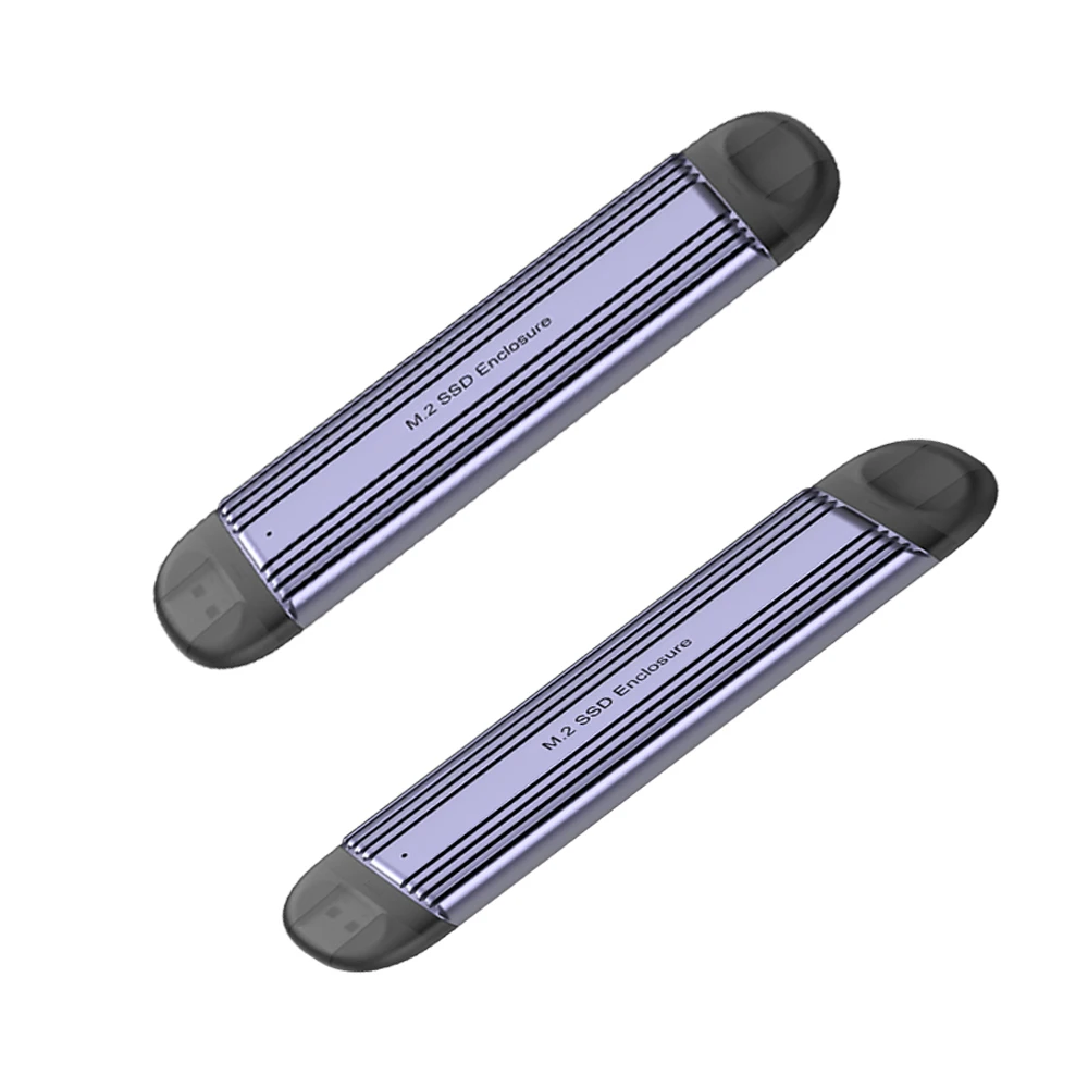 M2 SSD Case NVME Enclosure M.2 to USB Type C 3.1 SSD Adapter for M.2 NVME NGFF SSD Disk M Key Hdd Box Enclosure Aluminum SATA