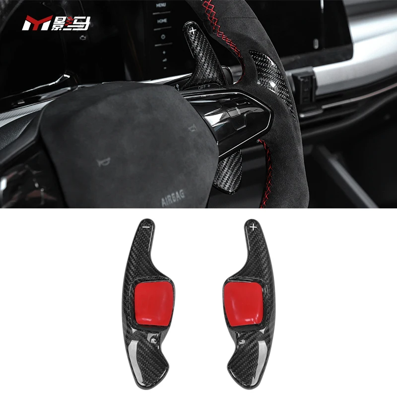 Carbon Fiber Paddle Shifter For Volkswagen Vw Golf Mk8 Golf 8 Carbon Steering Wheel Paddle Shifters