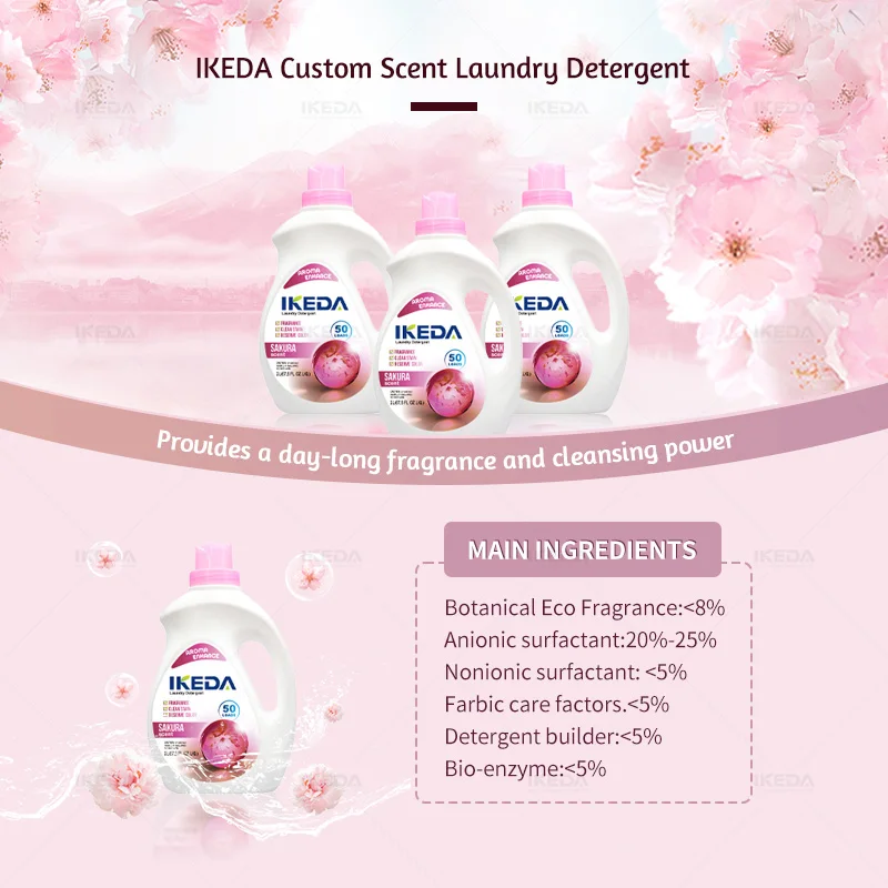 Ingredient detergent liquid laundry detergent manufacturer all purpose cleaner panty wash laundry detergent for black clothes