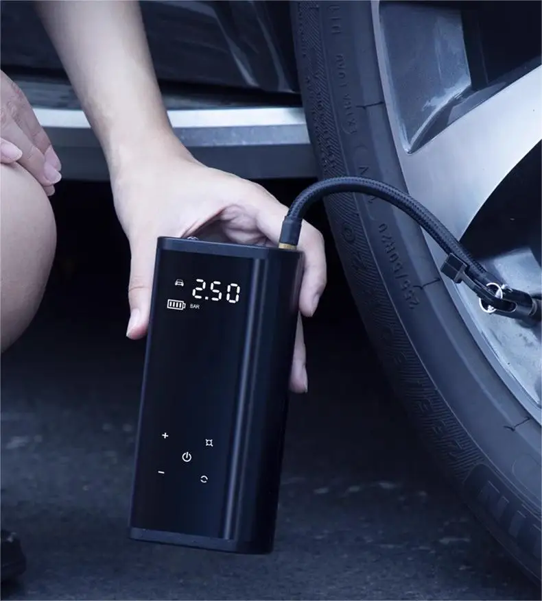 Auto Digital Portable Car Tire Inflator Portable Mini Bicycle Pump High Pressure Cycling Hand Air Pump Ball Mountain Bike Pump