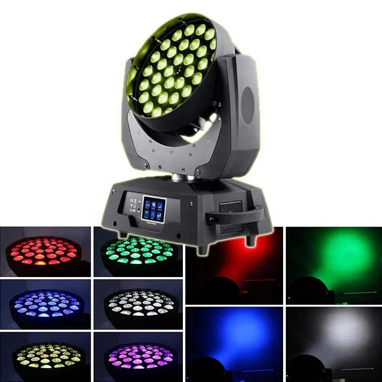 36pcs x 18w RGBWA UV 6in1led moving head wash light copy robe robin 600