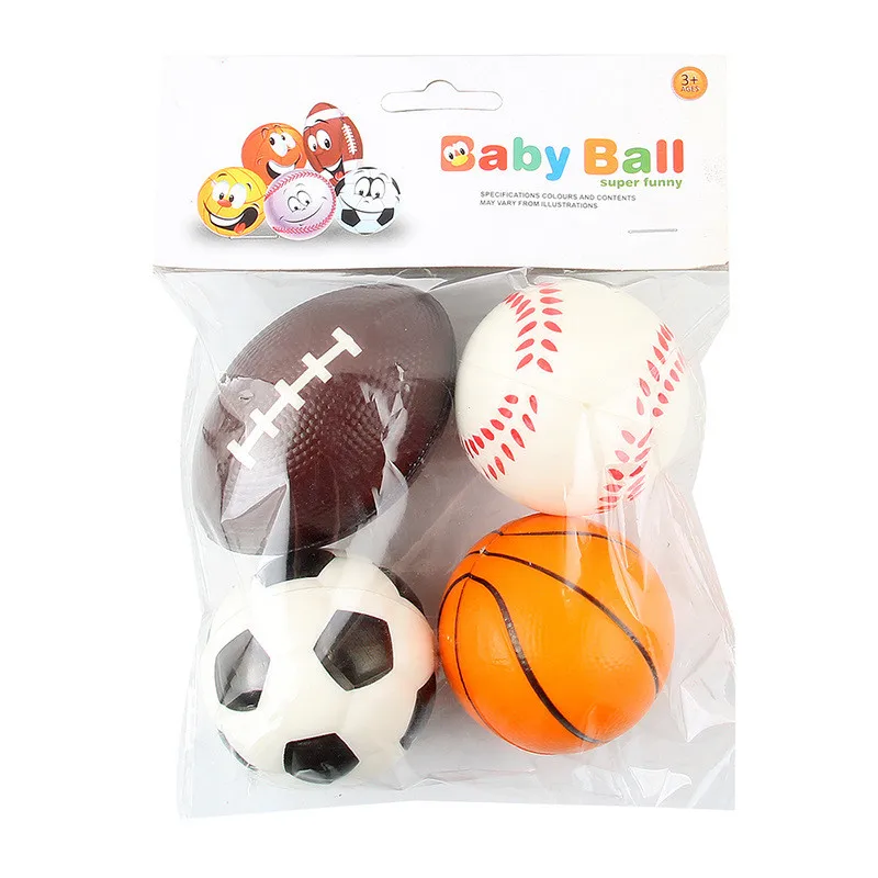 China Factory Price Stress Balls Pu Foam Bulk Squeeze Toys Stress Kids Children Ball With Custom Shape