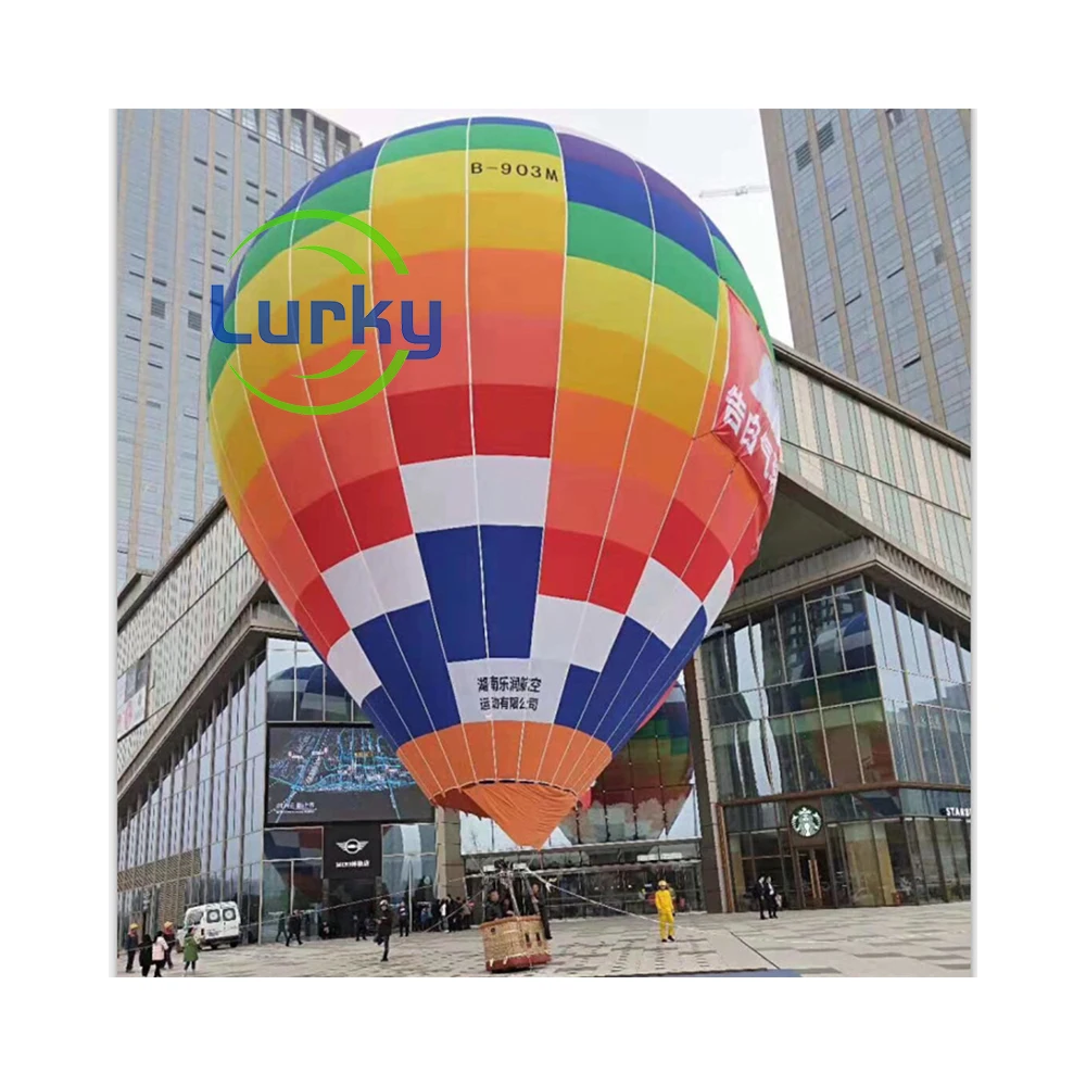 Commercial Grade Hot Airs Advertising Inflatable Balloon Inflatable Hot Airs Balloon Inflatable Ground Balloon For Decoration
