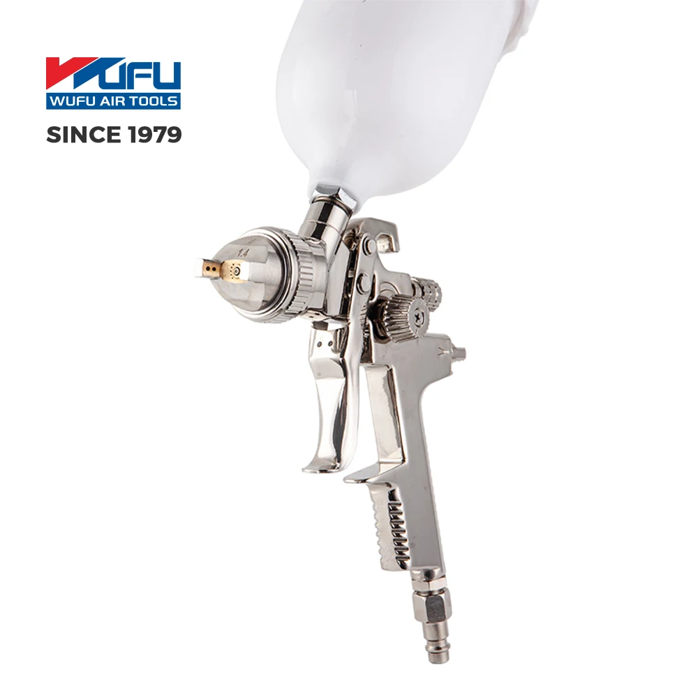 H827 traditional 1.4 mm HVLP gravity air spray paint gun for cars