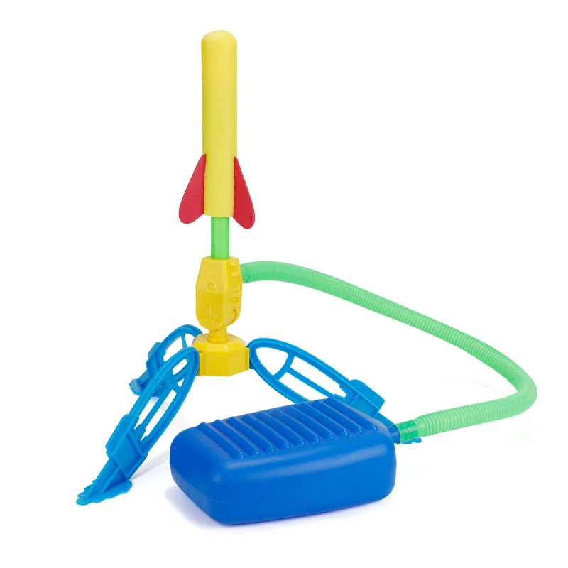 New arrival stomp rocket launcher foam planes unique tricks and adjustable launcher stand fun outdoor toys gifts for boys&girls