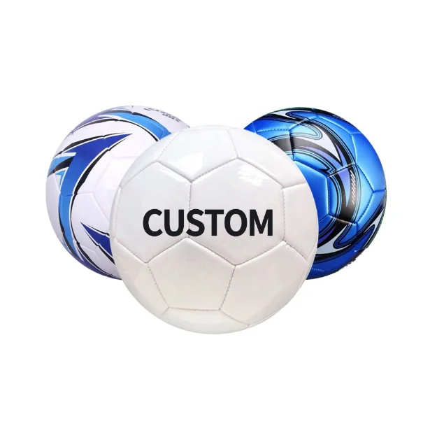 High quality Machine stitched football ball soccer ball Quality Size 5 Pu Customized Logo Soccer Ball