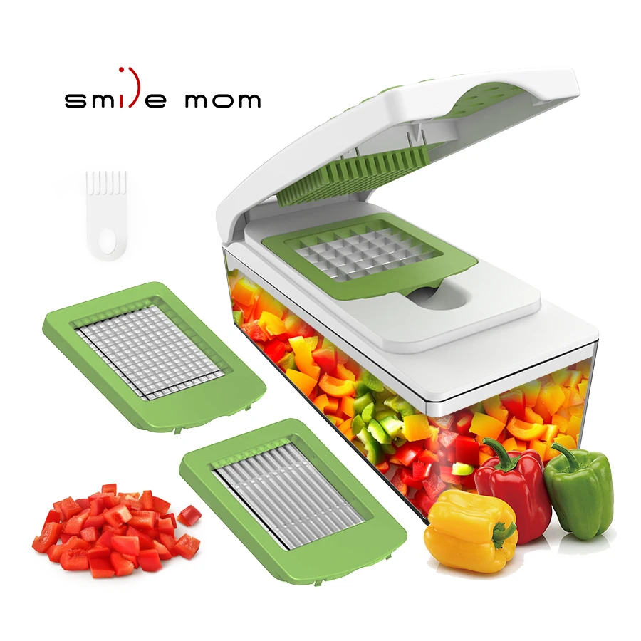 Quality Best Selling Multifunctional Kitchen Tool ABS/PS Vegetable Cutter with Durable Plastic Blade Online