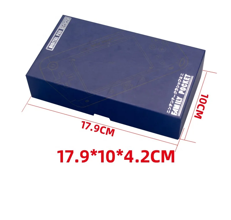 8 бит 4,0 дюймов цветной экран карман геймпад Портативный Видео игровой плеер построен в 208 игр двойной джойстик