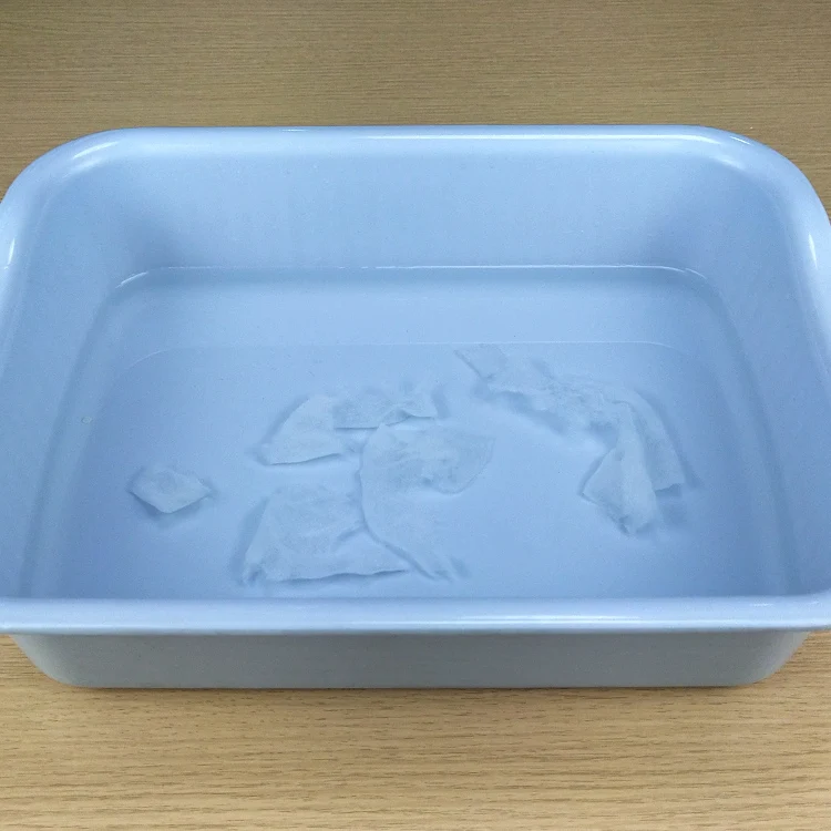 Perfectbio custom Wood pulp and viscose use Washable and Flushable spunlace nonwoven fabric for Toilet wipes