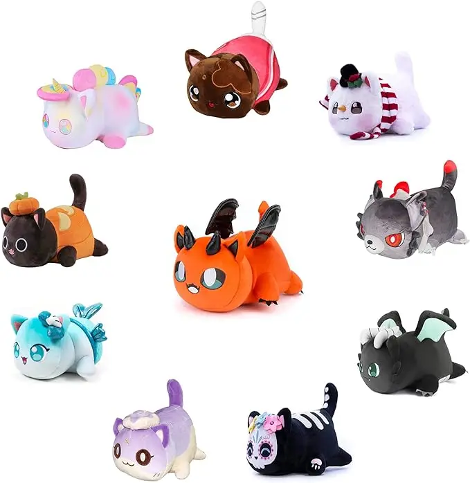 Hot Wholesale Cute Aphmau Plush Walmart Toys Toy For Kids Birthday Gifts Youtube Aphmau Festivla Animal Cat Kitty Plush Toy