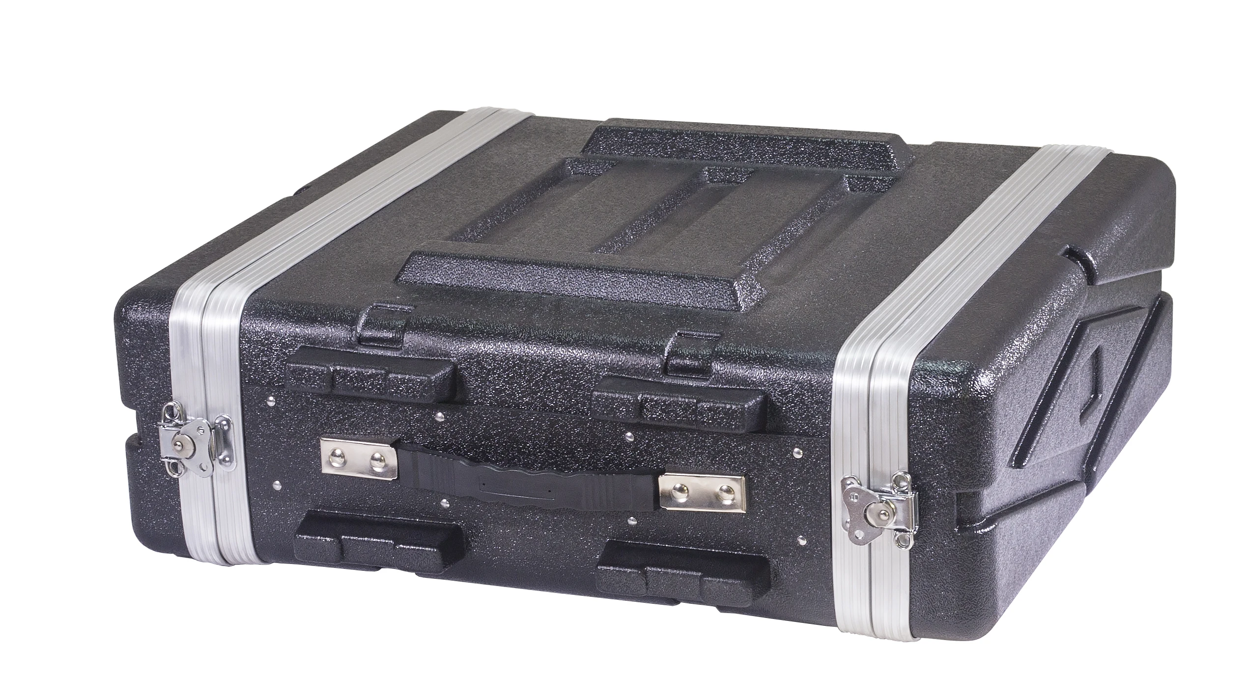 Heavy Duty ABS case for Amplifier Equipment Rack Case 6u with trolley flight case hard