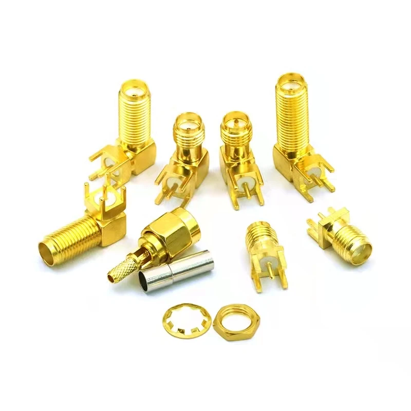 Electronic Component 4mm Banana Plug Connectors Adapter Speaker Max Metal Head Audio Video Origin  Type Male