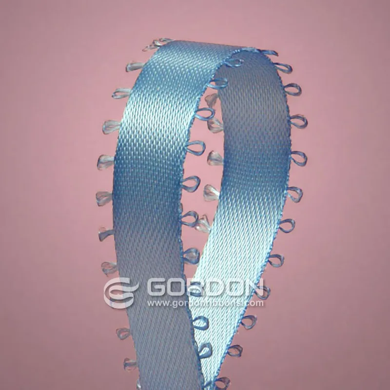 Gordon Ribbons Picot Ribbon Polyester Satin 2 Inch Ribbon 196 Color