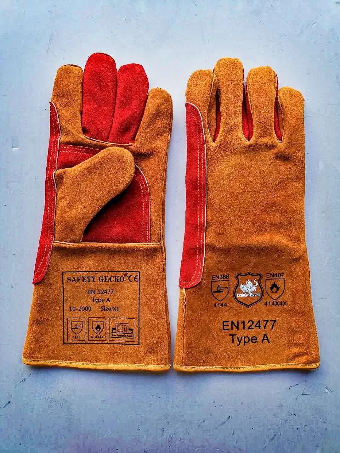 EN12477 Standard Protective Electric Safety Glove TIG Stick Welder Working Heat Resistant Welding Gloves