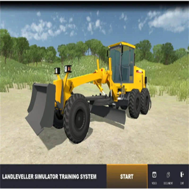 Excavator, Wheel Loader, Truck Crane and Grader 4-in-1 multifunctional simulator