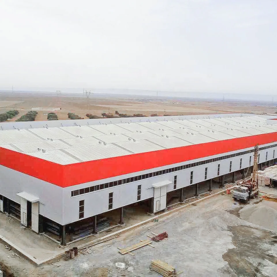 China Prefab Factory Customized Prefabricated Warehouse Building Light Metal Structural Steel Structure Warehouse Building
