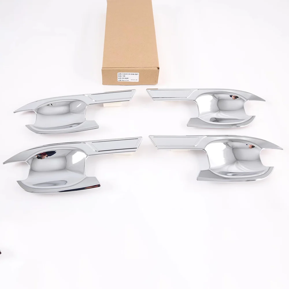 Car Accessories Body Kit Upgrade Decoration Cover Auto Chrome Door Handle Bowl Cover Protector For Hyundai Elantra Avante 2021