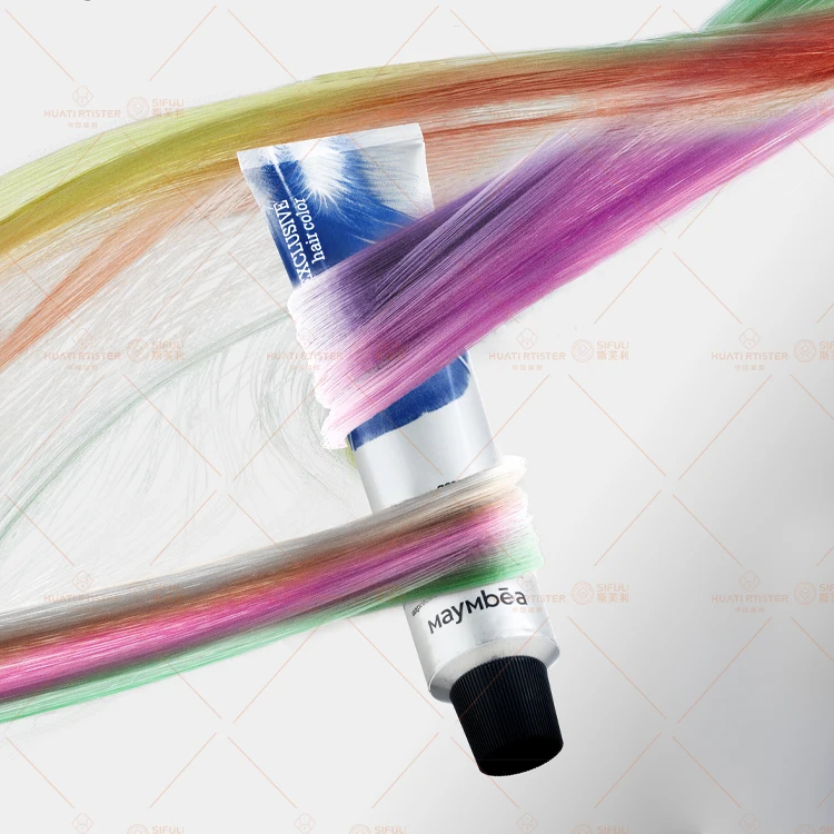 Huati Sifuli Maymbea Professional Hair Dye Product Wholesale Salon Use Hair Color Cream with No Ammonia Hair Dye 100ML