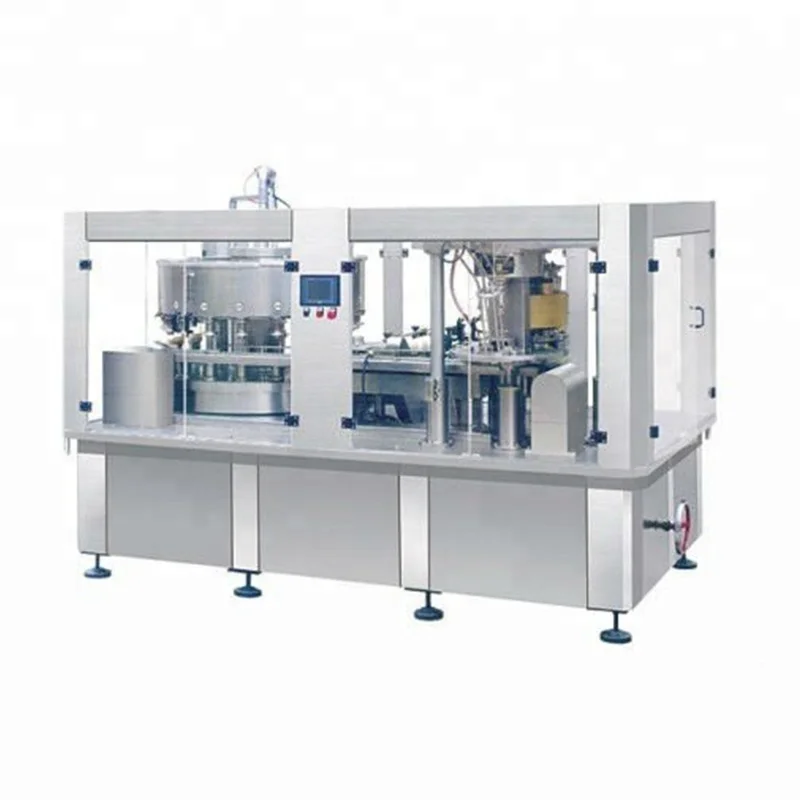 automatic aluminum carbonated beverage canning  filling machine