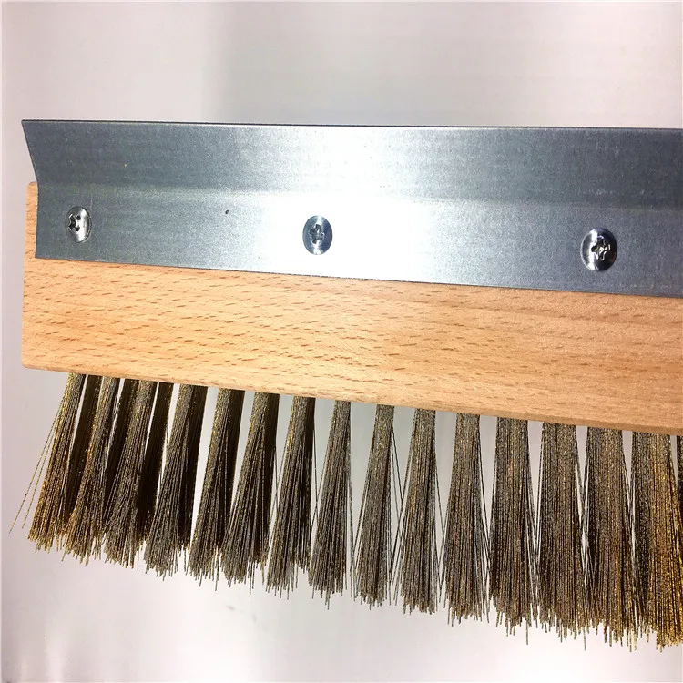 Промышленная прочность печь для пиццы камень Щетка скребок