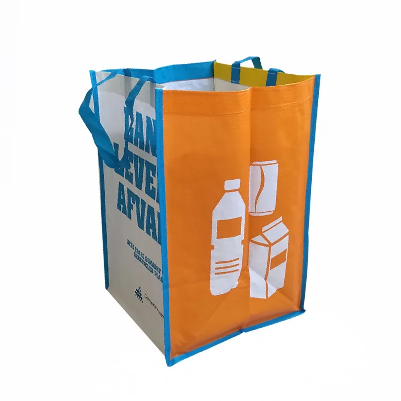 Wholesale Customized Separate Recycling Plastic Trash Waste Collection Bins Organizer With Garbage Bag Storage