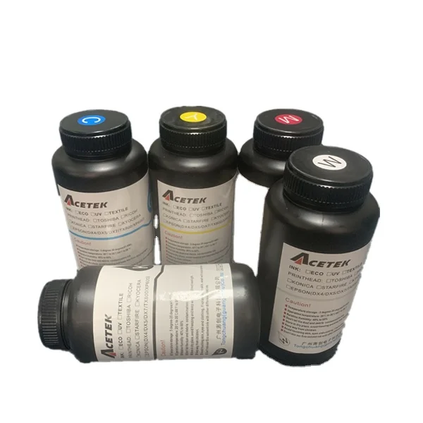 Твердые УФ-чернила для цифрового принтера Acetek с печатной головкой ricoh gen5/gen5i.gen6/i3200/dx5