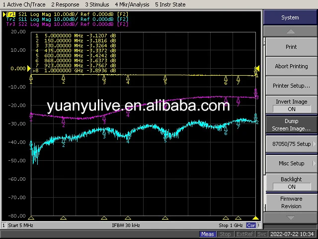 NST Low Insertion Loss 2 Way Power Splitter 5-1000MHz Helium LoRa 868MHz 915Mhz Antenna Splitter High Isolation SMA Connector