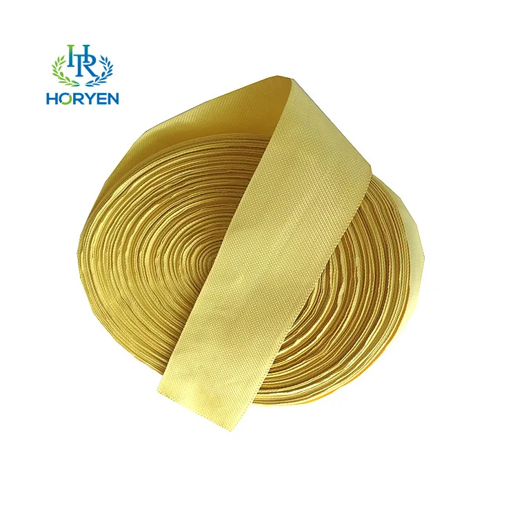 Fireproof abrasion resistant para aramid tape webbing belt