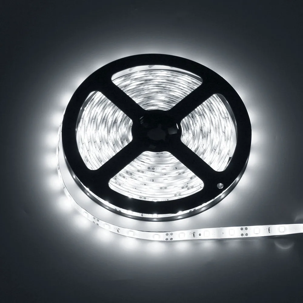 IP65 5meter/pack LED Strip Light Garland Gaskets 5m SMD 2835 Flexible DC 12V 24V Diode Tape Wire Christmas Lamp 300LEDs
