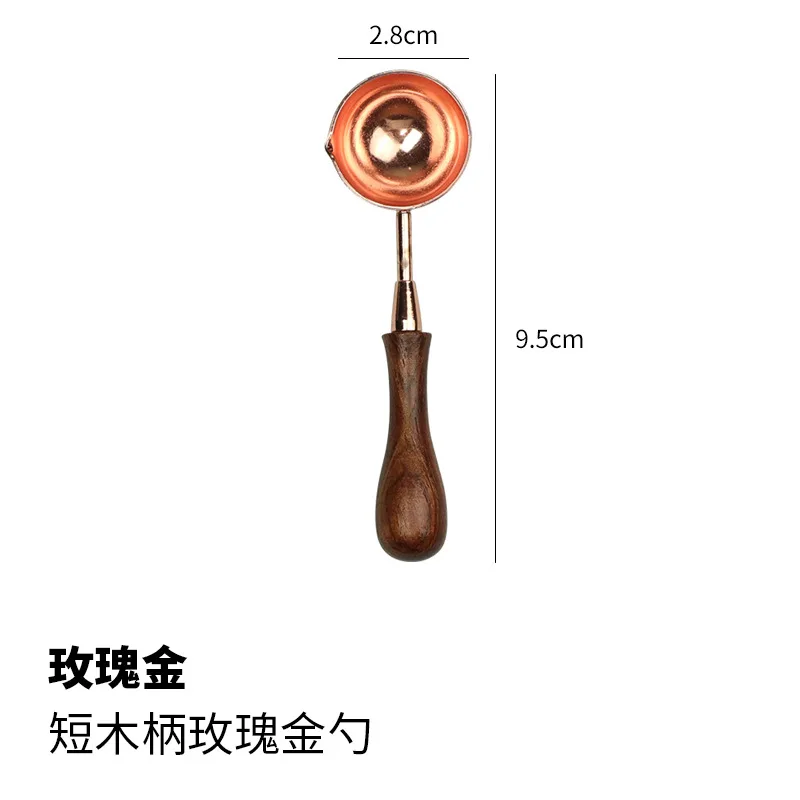 Spark Paint Spoon with Wax  beads and Strips Accessory for Wax Melting and Making Stamps wax sealing