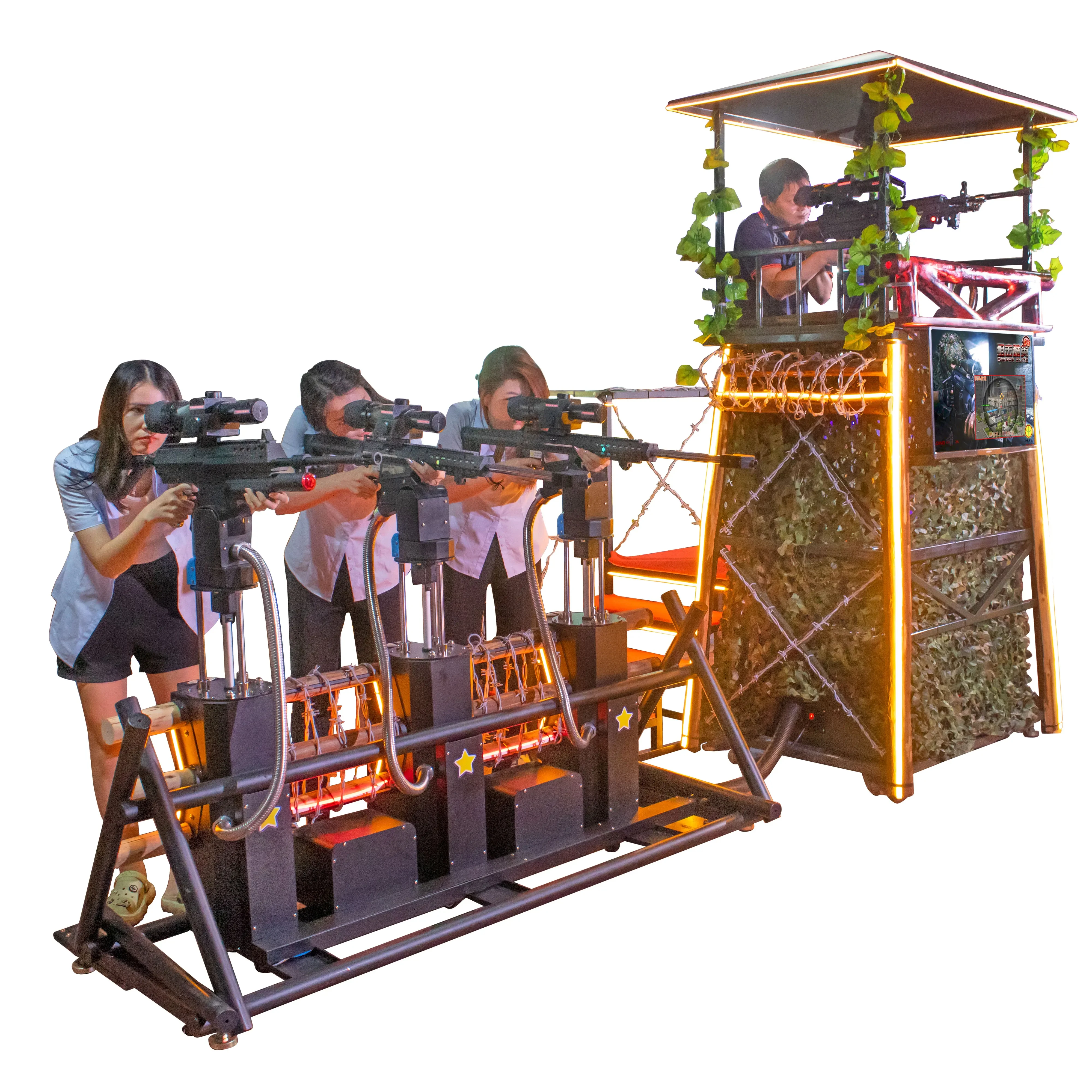 High Profitable Gun Shooting Game  Multiplayer VR Shooting Games Machine 220V Games Indoor Vr Technology