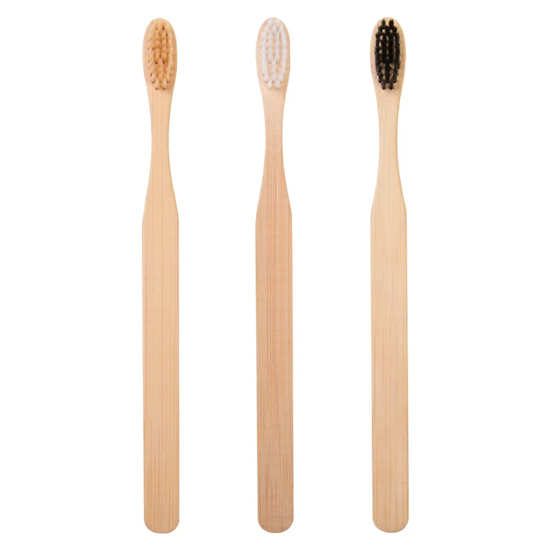 Natural Eco Friendly Biodegradable Disposable Customized Packing and Logo OEM Soft Charcoal Bristle Hotel Bamboo Toothbrush