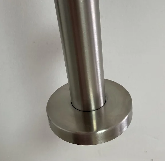Stainless Steel Balustrade Handrail Glass Stair Railing Pipe Flange Base Decorative Cover