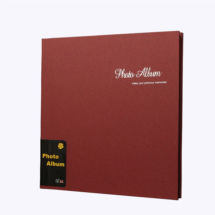 Wholesale plain transparent pvc sheet 12x18 scrapbook style vintage leather paste photo album