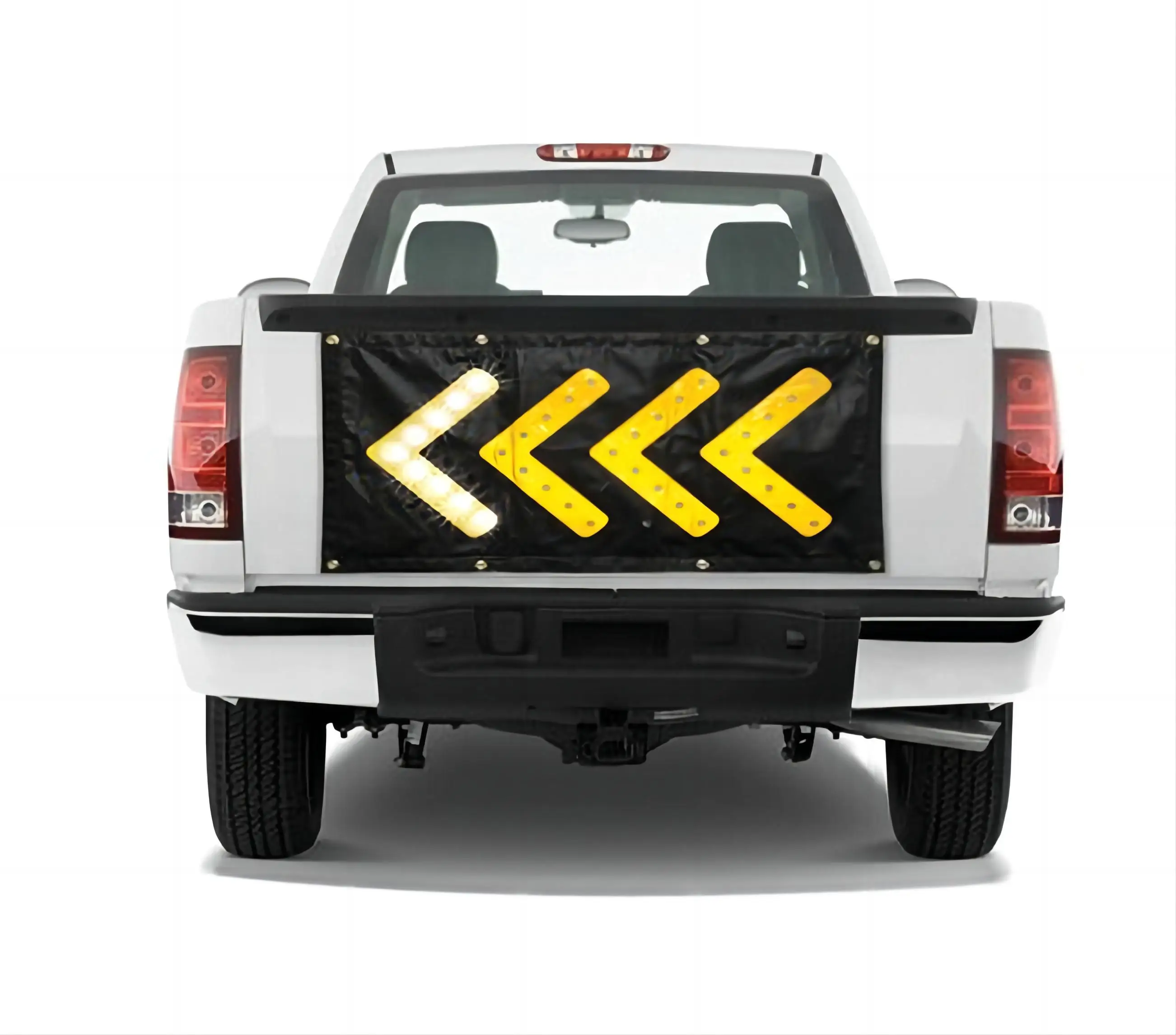 Heavy Duty Magnetic Vehicle Traffic Flashing Warning Light LED Sign Road Traffic LED Road Safety Direction Arrow Sign Banner
