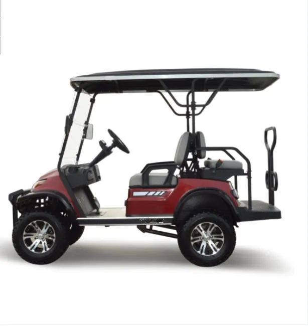 Customize 48V Lithium-Ion Battery Lifted Off-road Golf Cart with 4 Seats