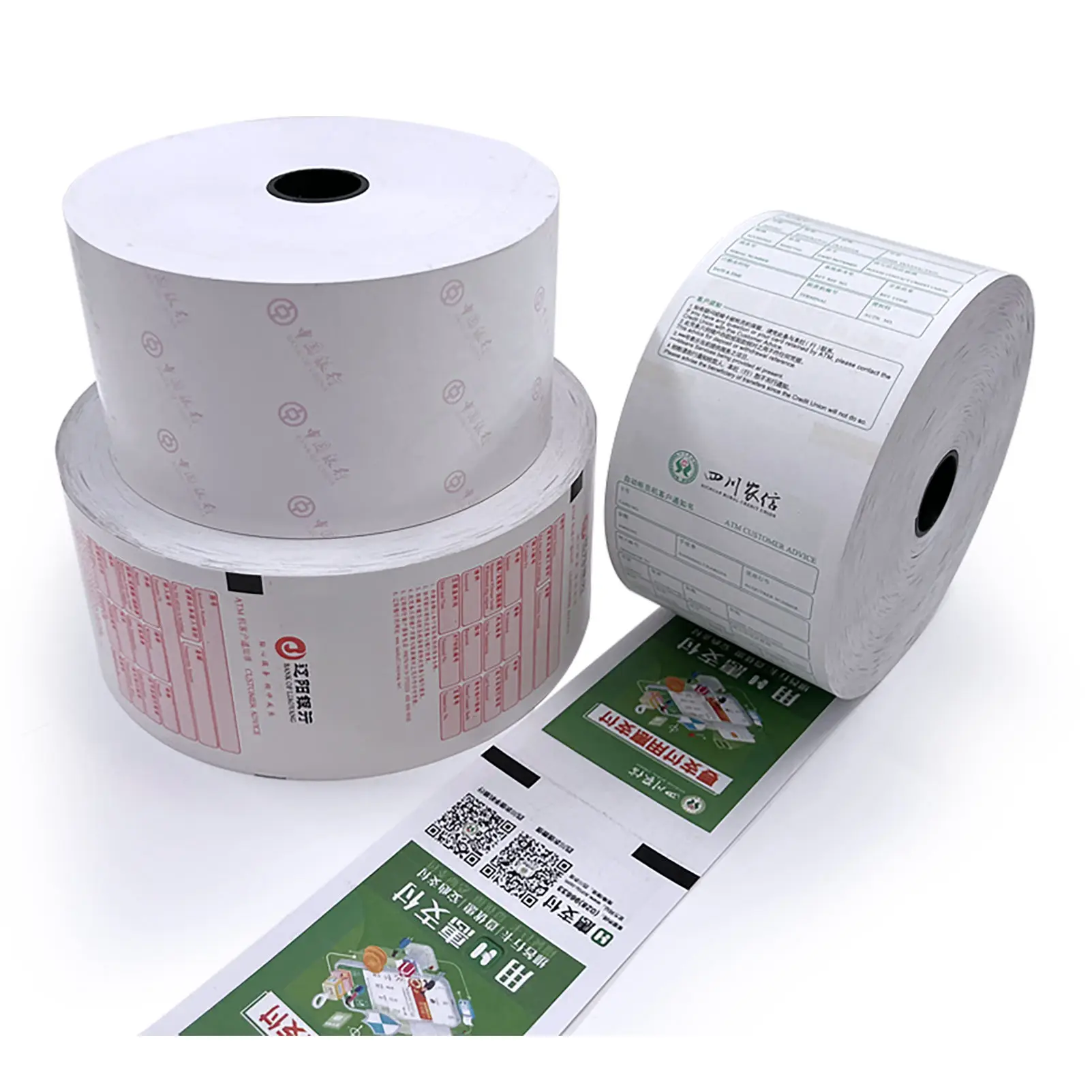 56*45mm Bill Roll Thermal Cash Paper Roll Till POS Paper Printing Thermal Paper Customize Size Till Receipt Tape