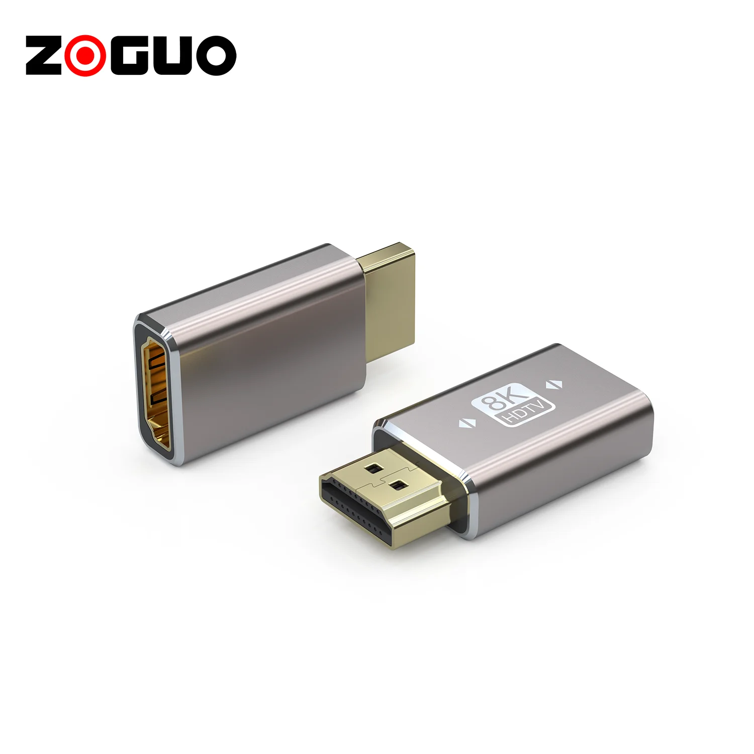 Wireless HDMI 8K Adapter Male to Female Couple Extender Connector for HDTV 1080P 2.1 Extension Converter