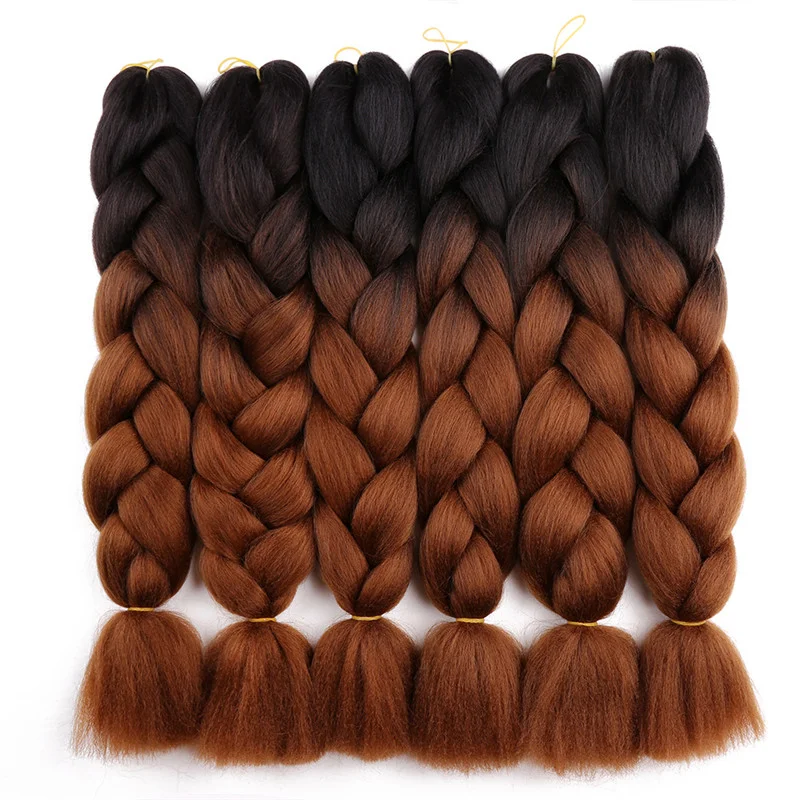 Wholesale Ombre Customized Braiding Hair Private Label For Black Women Synthetic Braiding Hair
